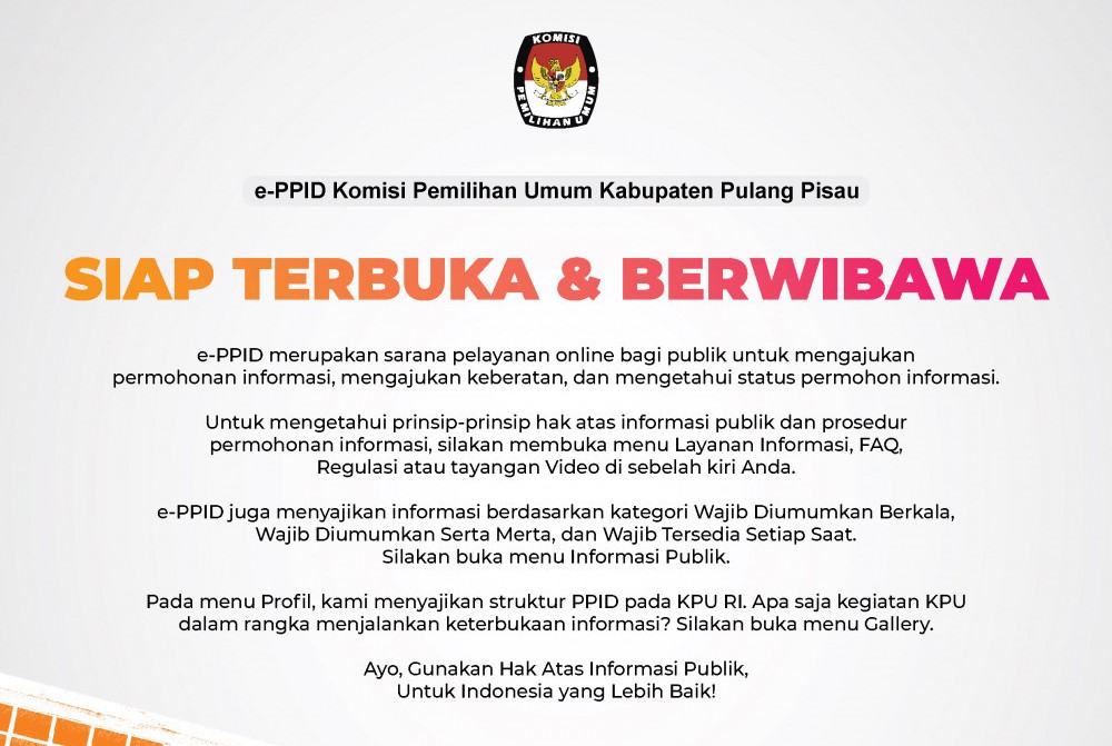 e-PPID KPU Kabupaten Pulang Pisau